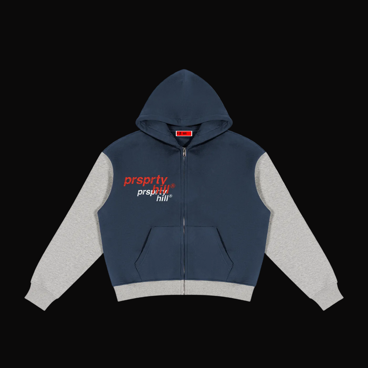 HillBlock Zip Hoodie (B)