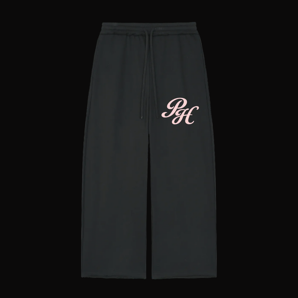 PHancy Wide Leg Raw Edge Sweatpants